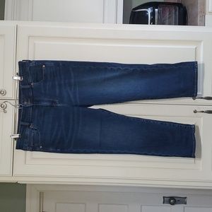 AMERICAN EAGLE OUTFITTERS ARTIST CROP JEANS SIZE 16 REGULAR